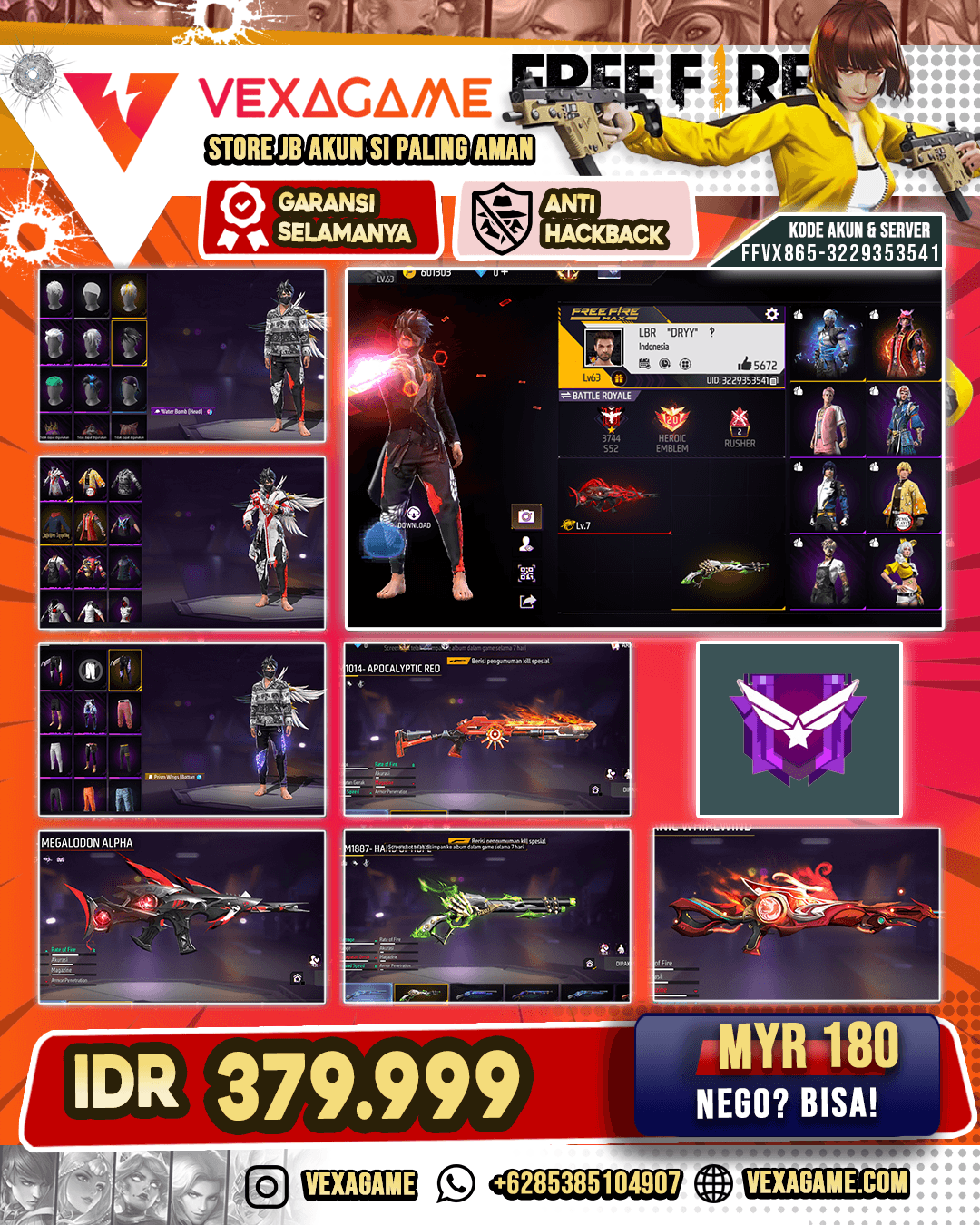 SPEK GANTENG VAULT TW 400 SG 4 RASA MAX 1