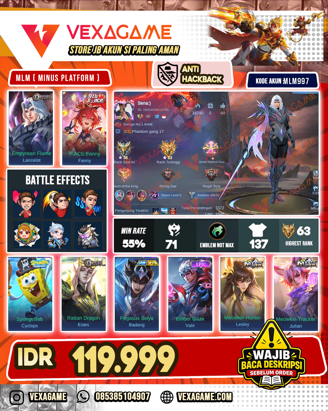 Lancelot Dragon Tamer X Fanny P Ace