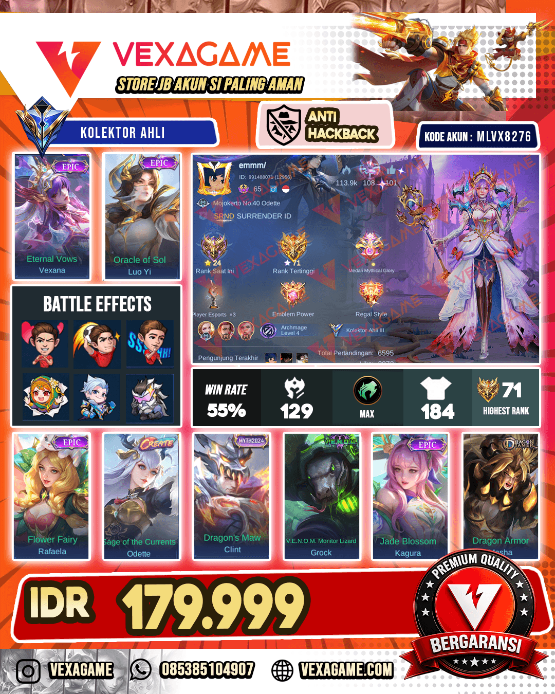 Vexana Epic X Luo Yi Epic