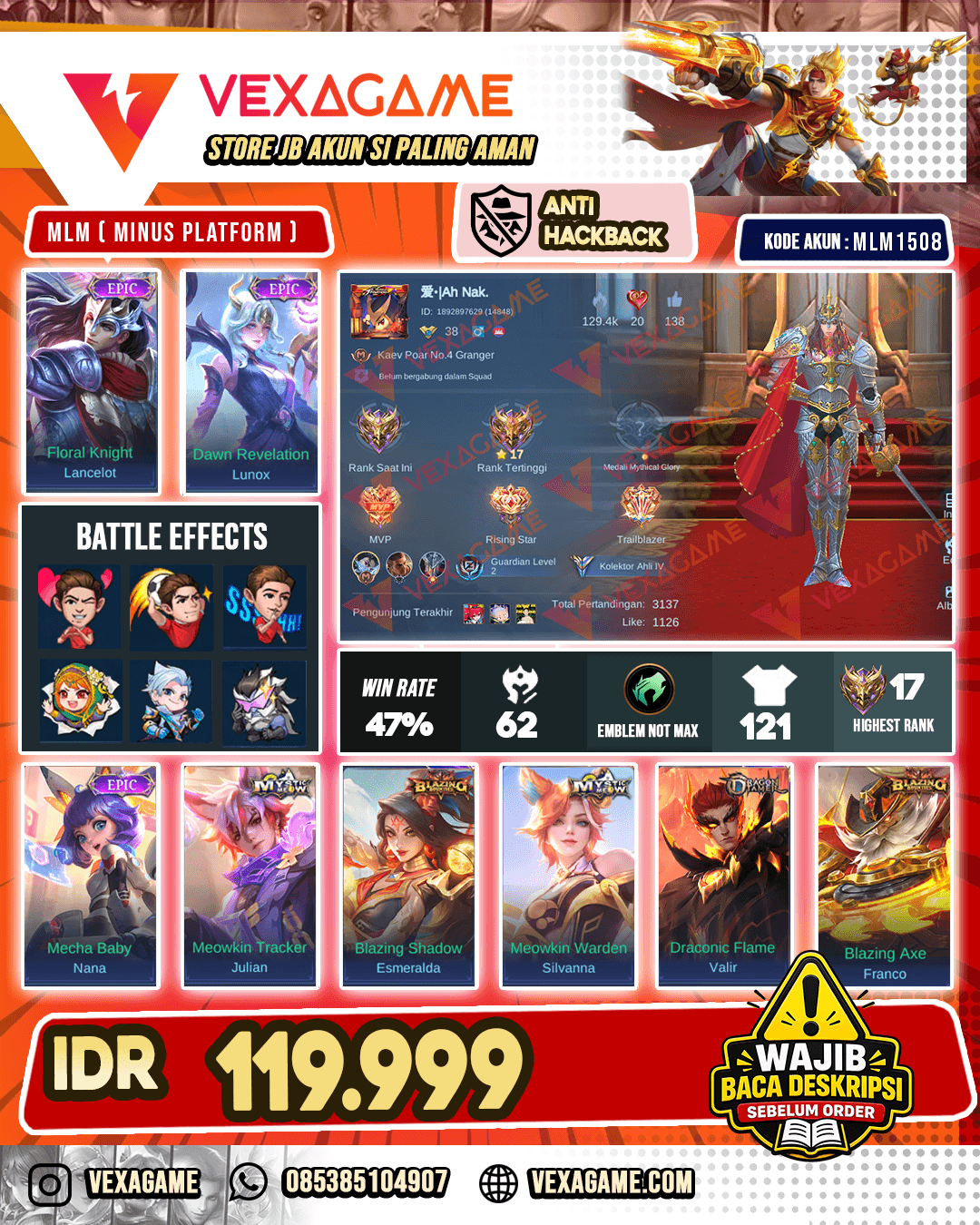 Lancelot Epic | Lunox Epic