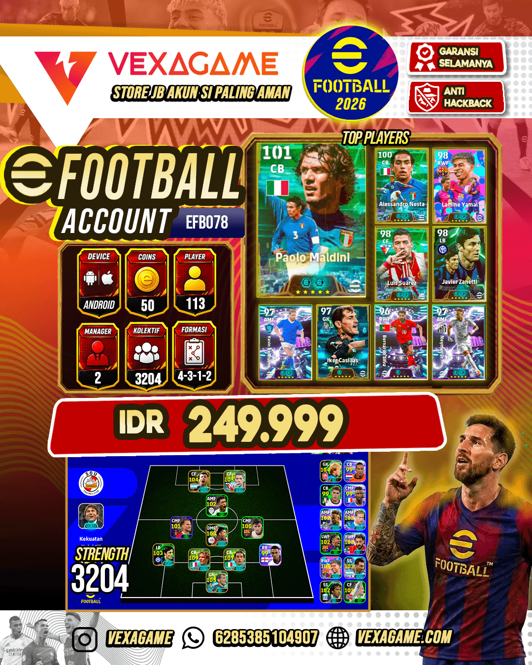 Paolo Maldini - Epic limit |  Nesta - Epic limit | Cassilas - Epic limit | L. Suarez - Epic limit | Aguero - Epic