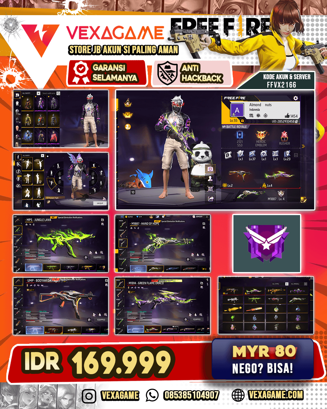 2 Evo | Vault 144 | Face Joker | Sg Lumut
