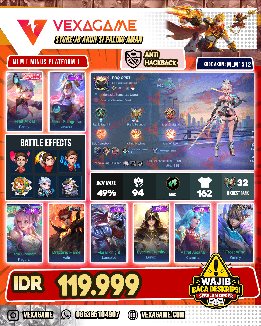 Fanny Valentine | Pharsa Epic