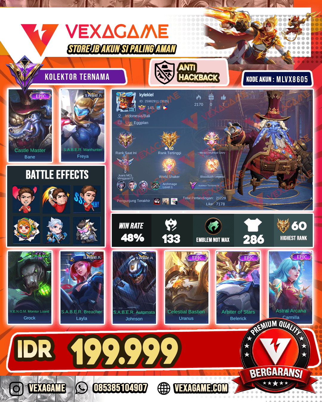 Bane Epic | Freya Saber