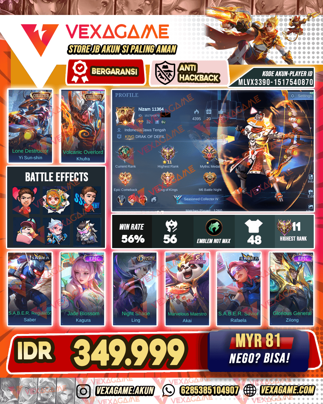 Yi Sun Shin Collector X Khufra Collector