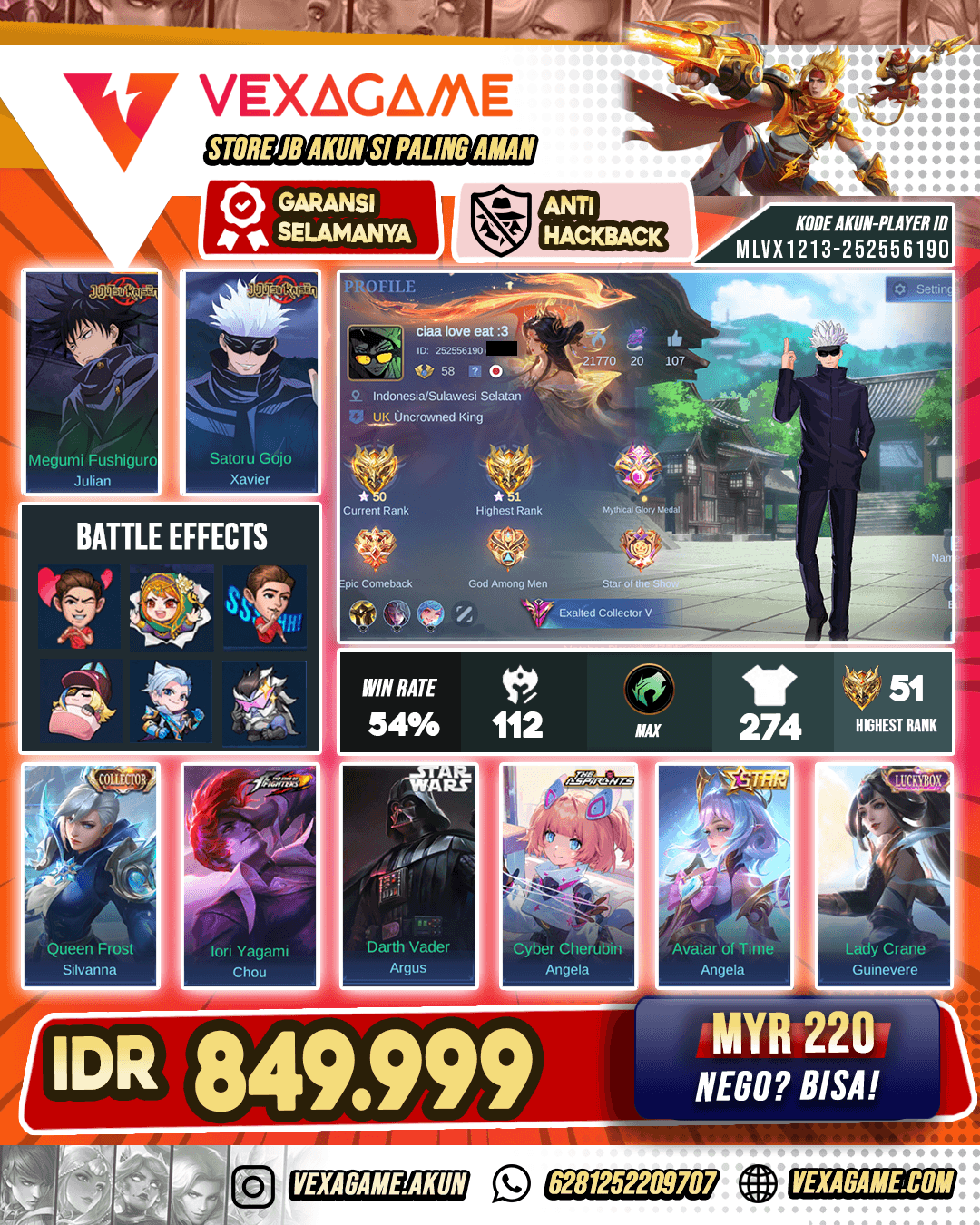 Xavier X julian JJK | Chou KOF | Argus Starwars