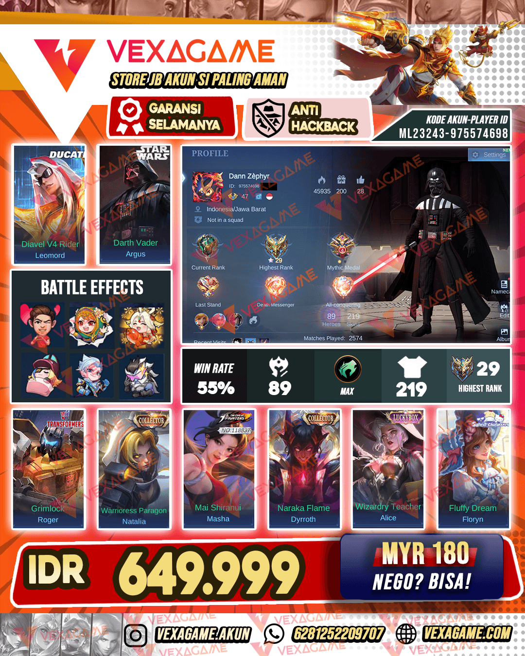 Argus Starwars | Dyroth CC | Masha KOF | Leomord Ducati