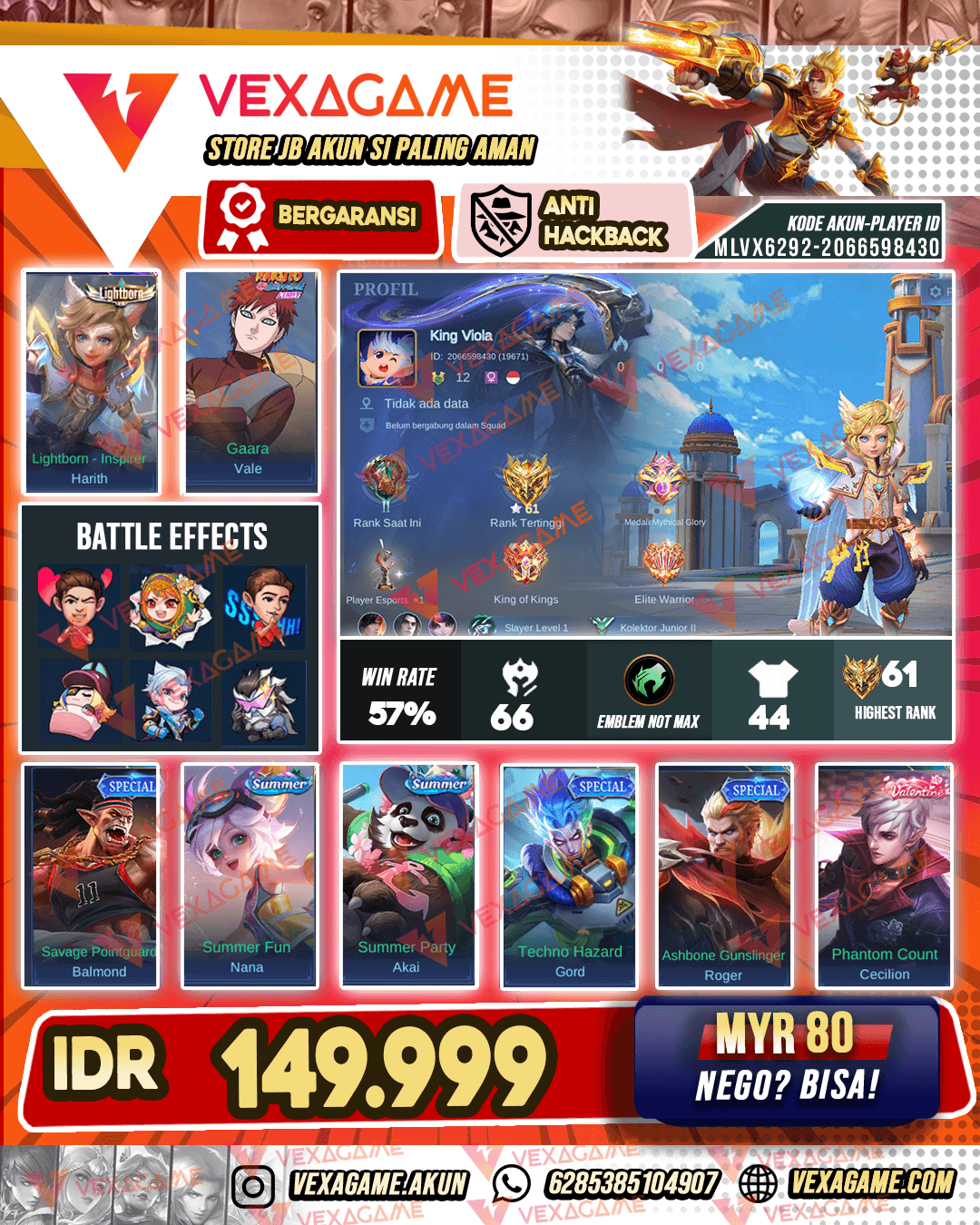 Akun Murah Harga Pelajar