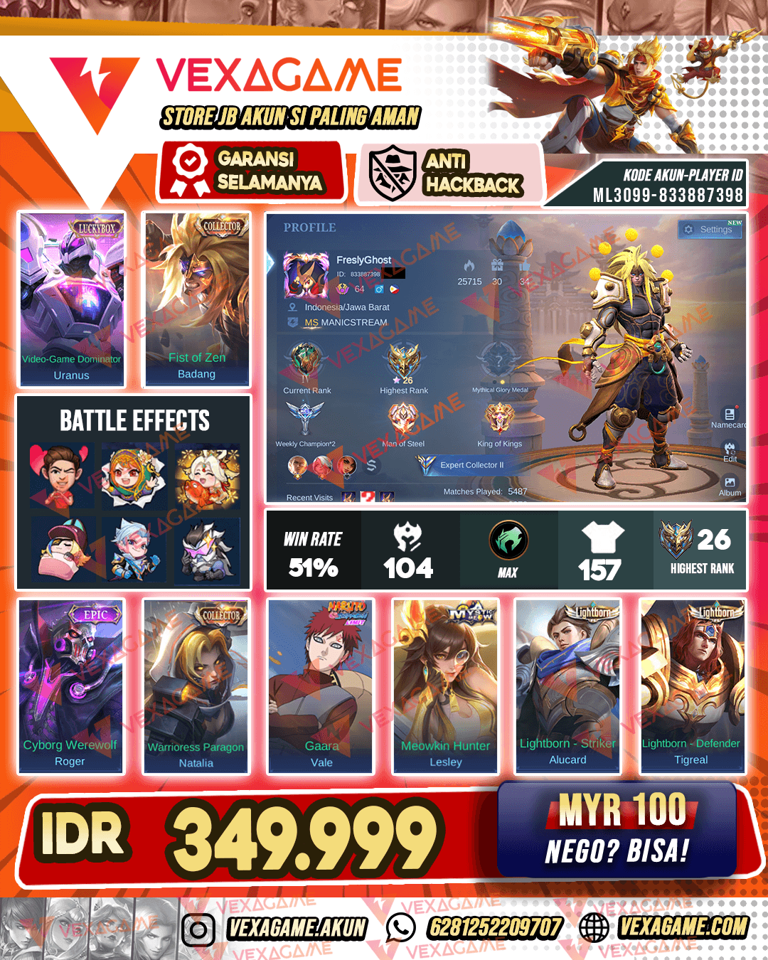Badang Collector | Uranus Luckybox
