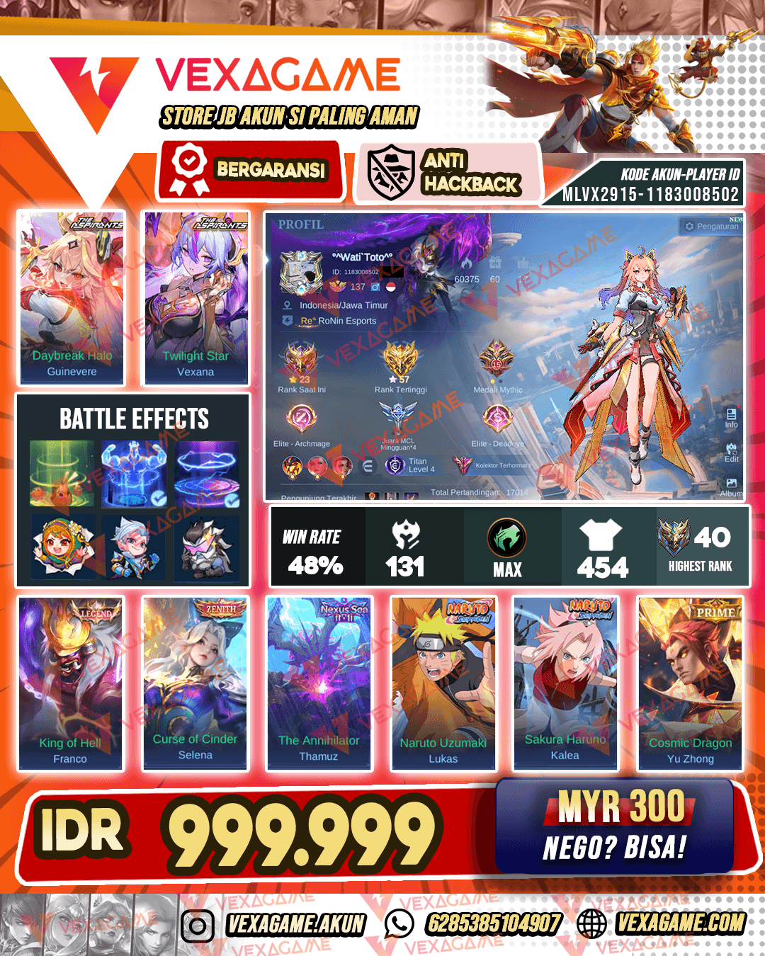 2 Asphirant | 2 Naruto | Nexus Sea | Zenith | Tas - Tas )N