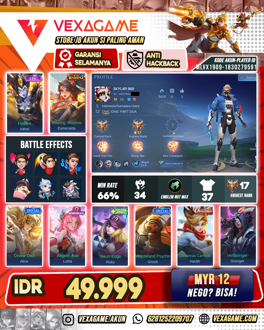 Akun  Murah Polos