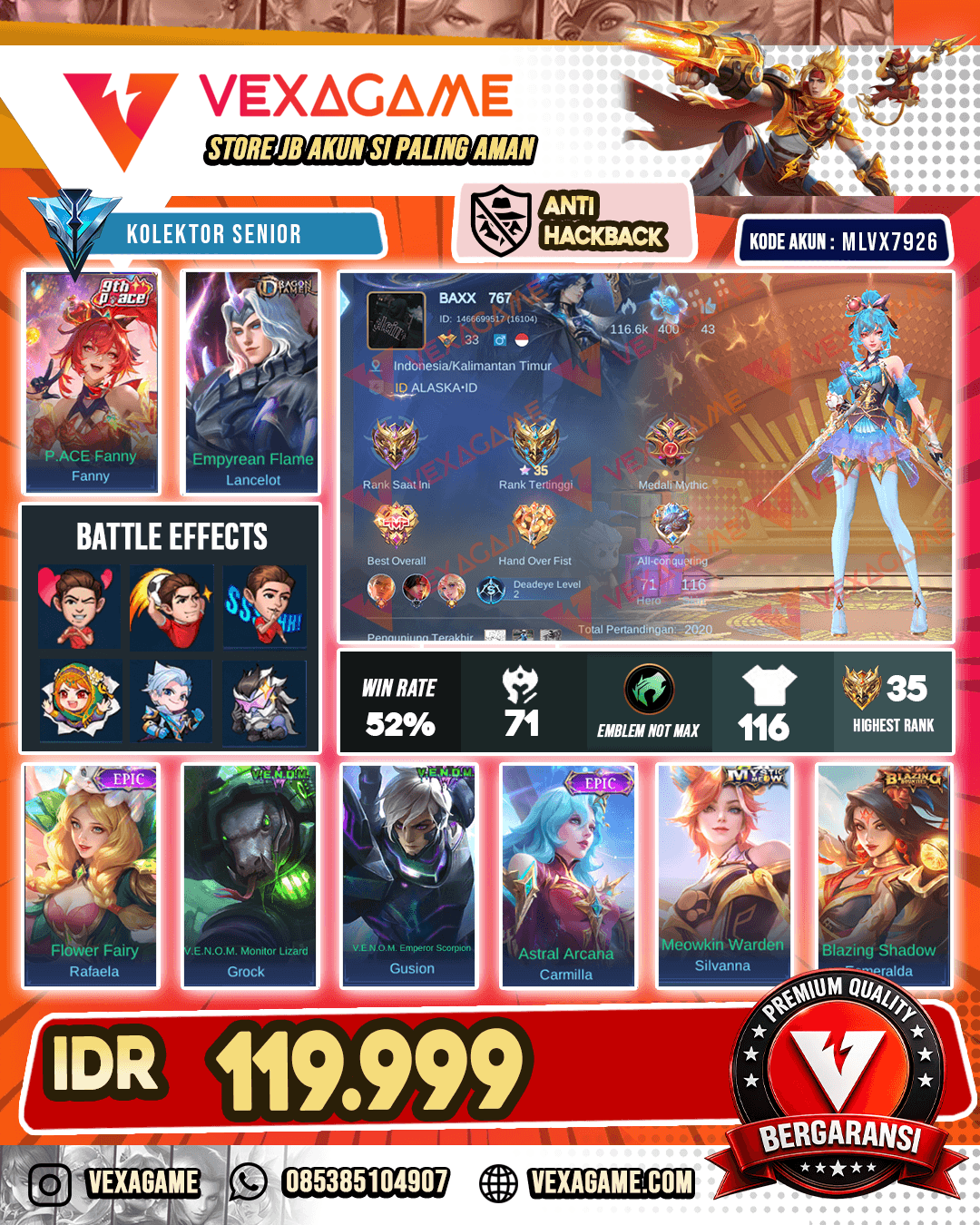 Fanny P ace | Lancelot Dragon Tamer