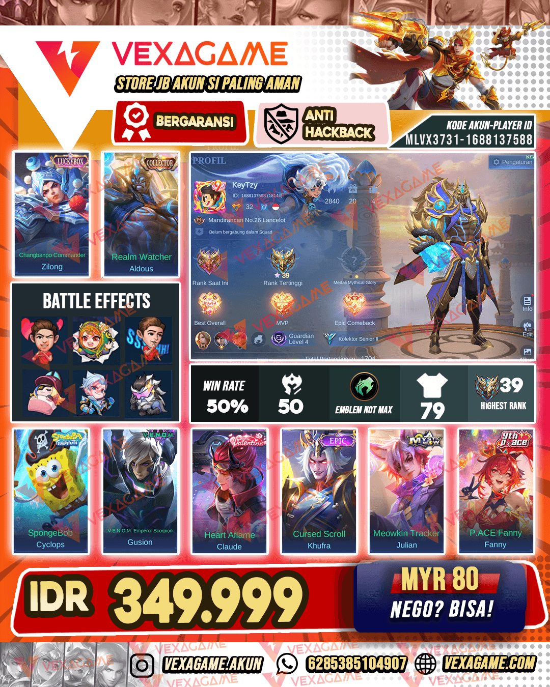 Aldous Collector | Zilong Luckybox