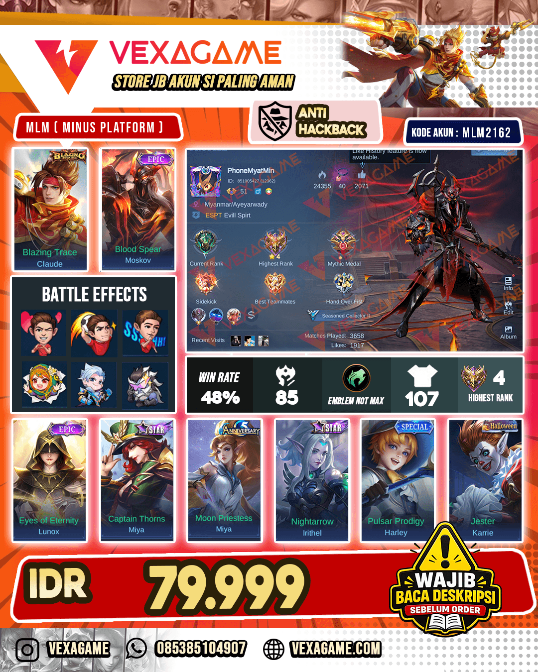 Moskov Epic |  Claude Blazing