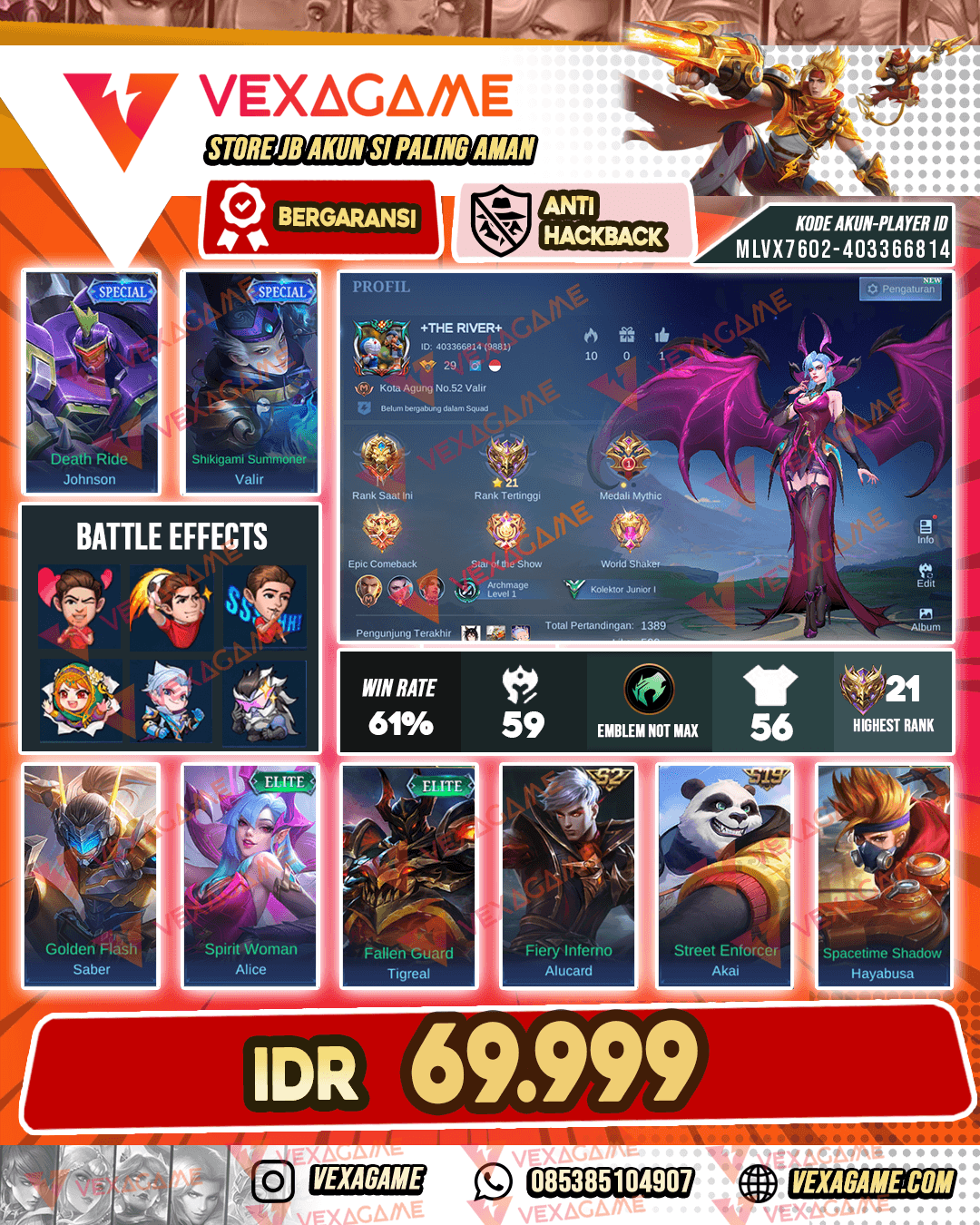 Akun Murah Harga Merakyat