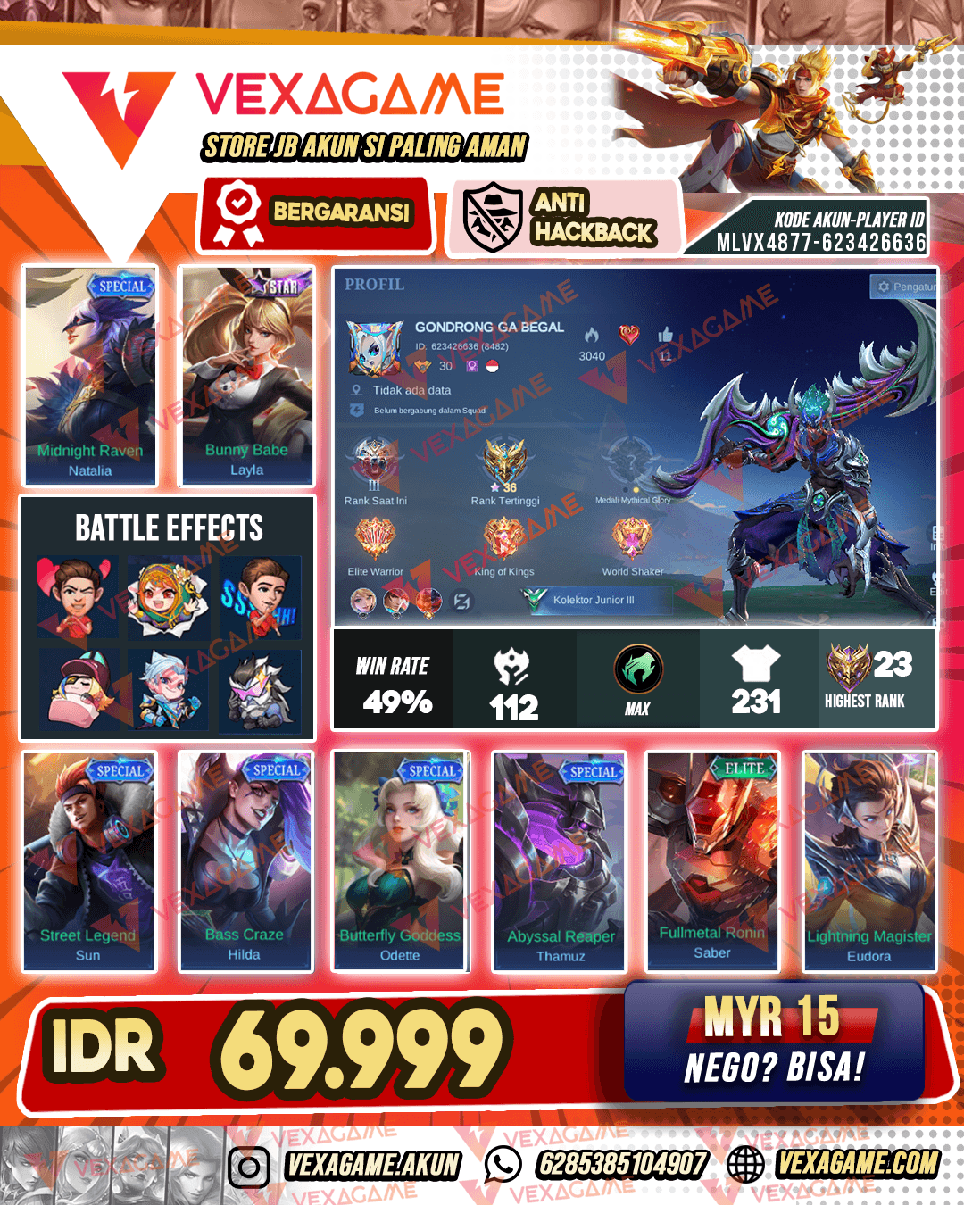 Akun Murah Harga Pelajar