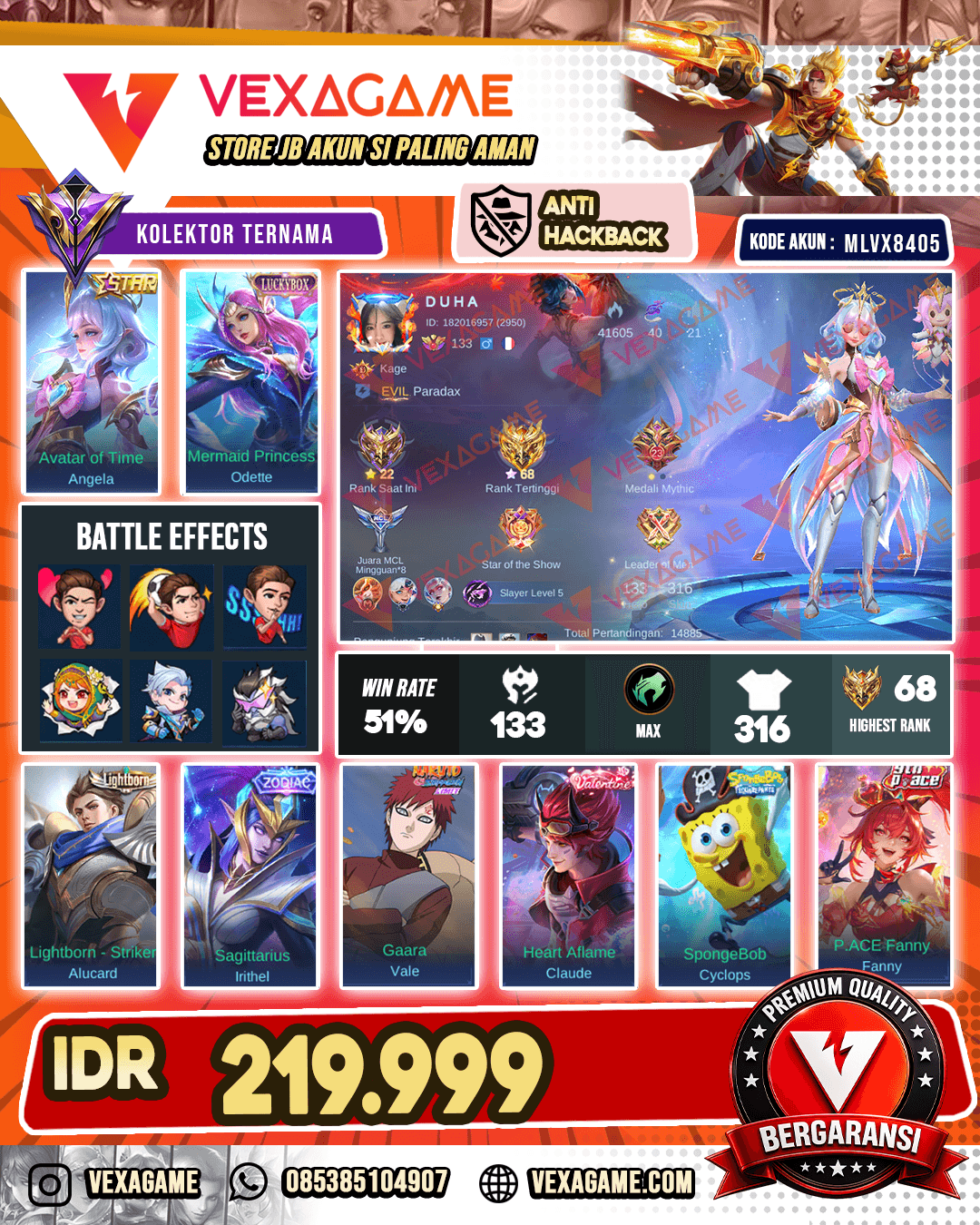 Angela Annual Star | Oddete Luckybox
