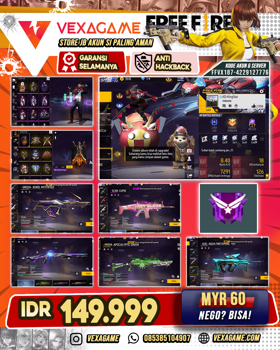 SG Apocalyptic Green | SCAR Cupid | Bundle Jiraiya