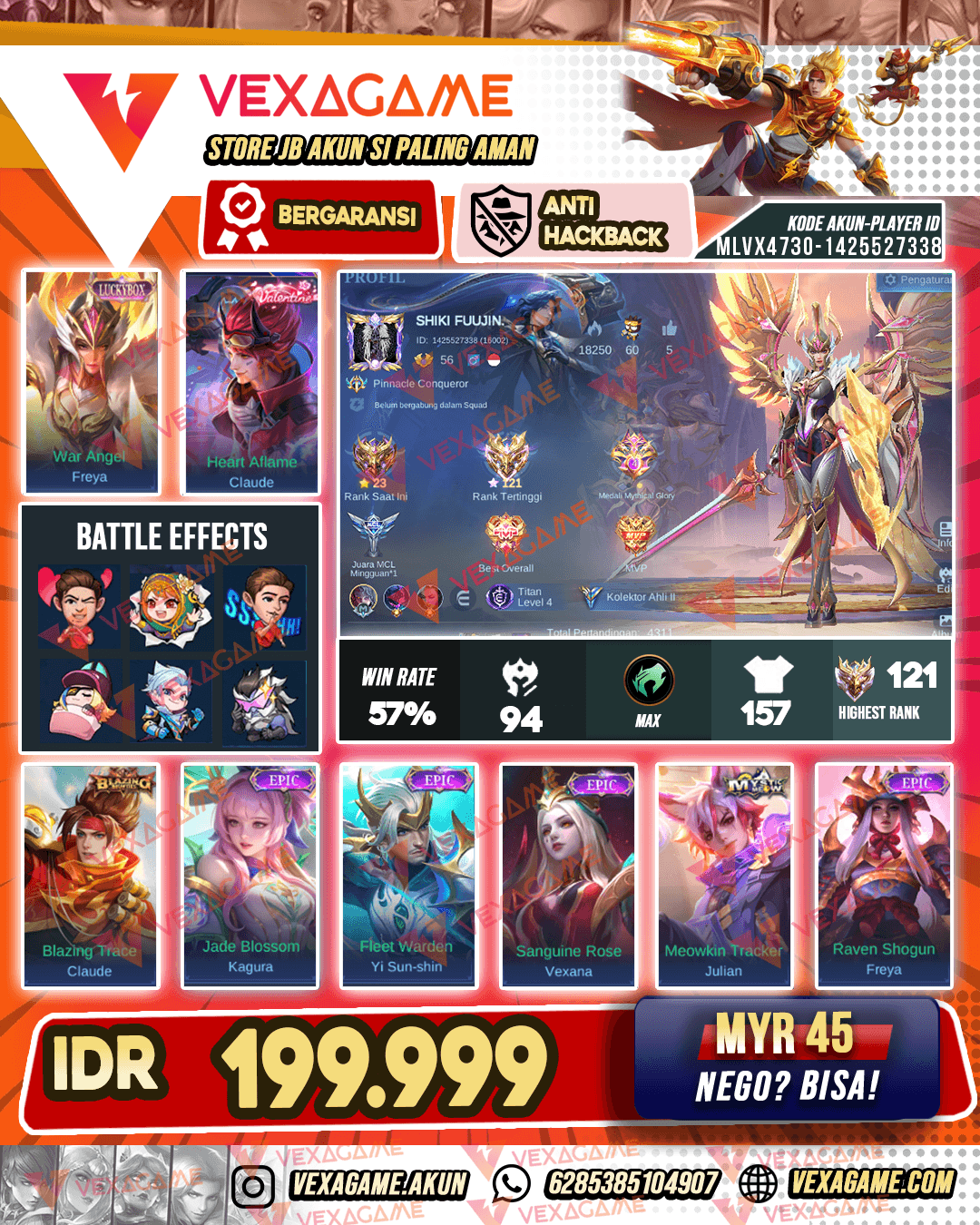 Freya Luckybox | Claude Valentine