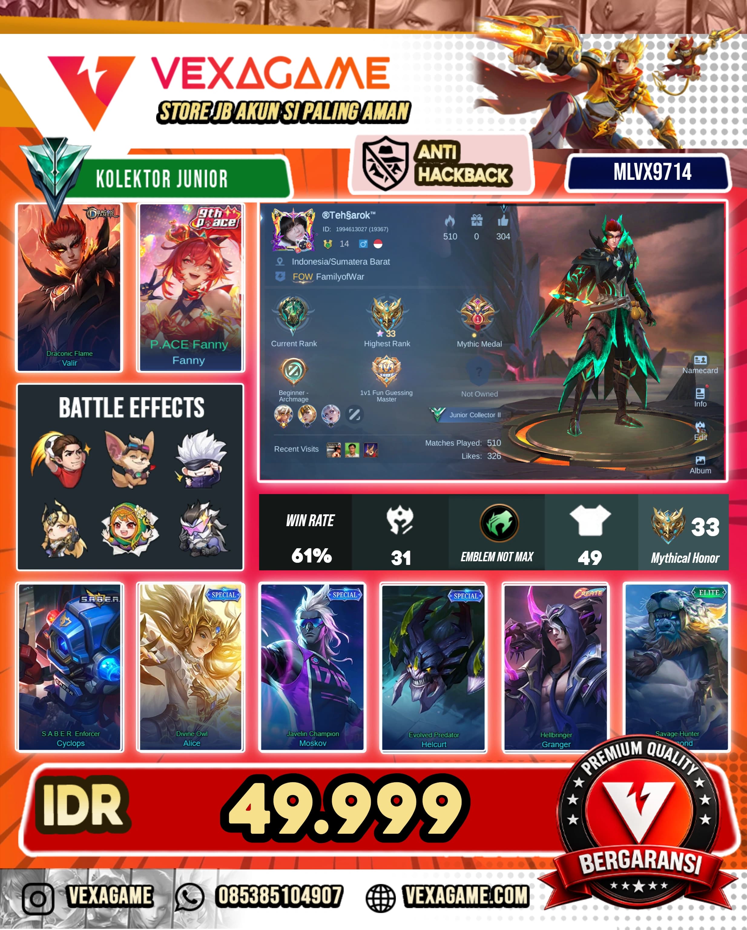 Valir Dragon Tamer | Fanny P Ace