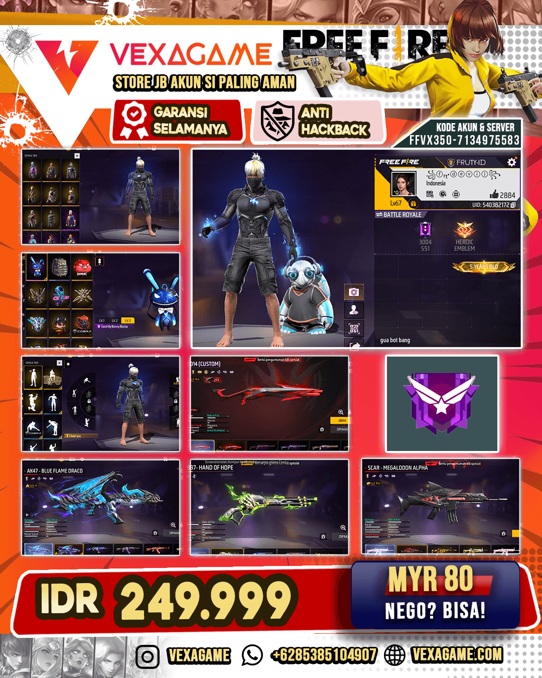 3 EVO 1 OTW MAX | SG Gurun | Vault 300 ++