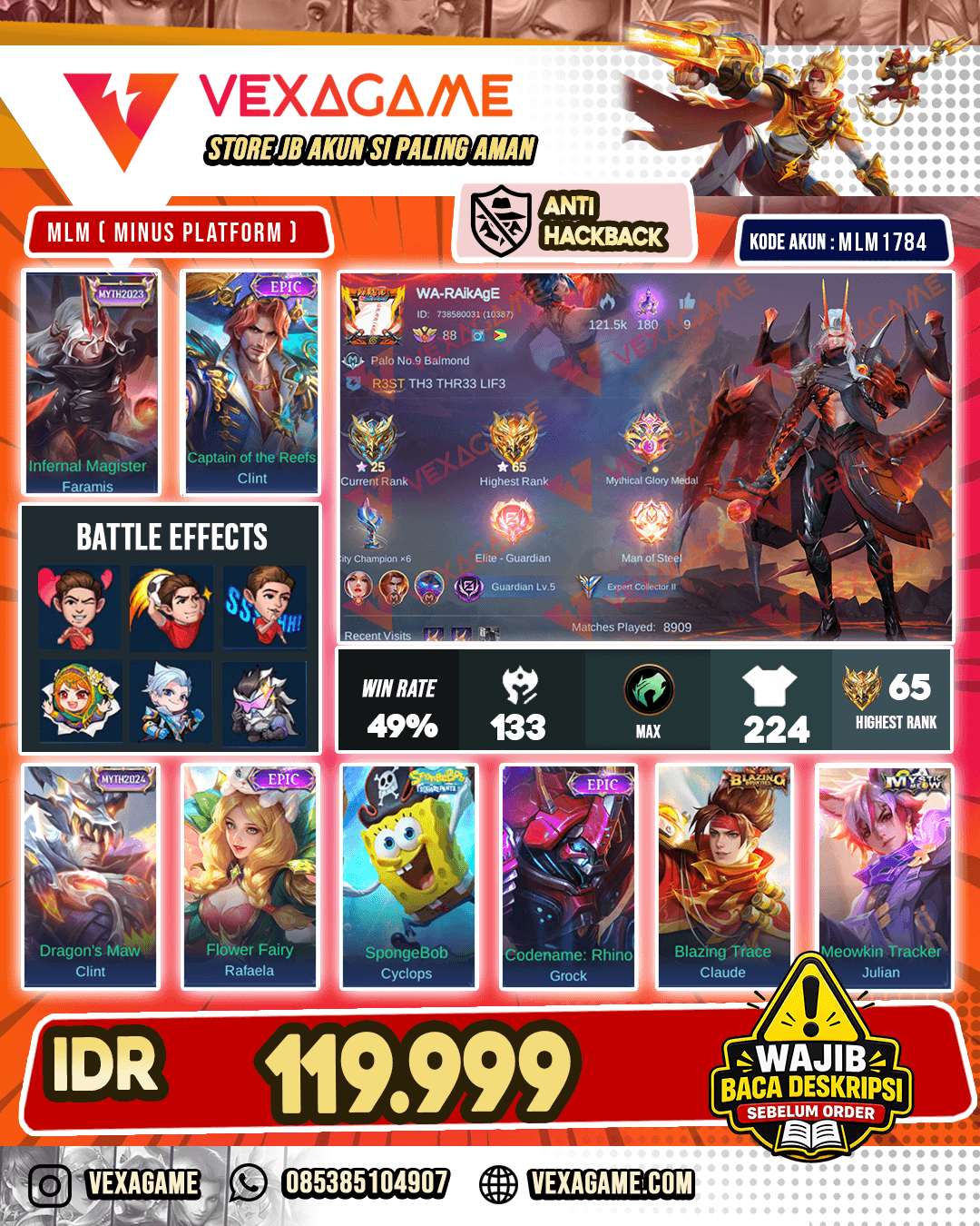 Faramis Myth X Clint Epic