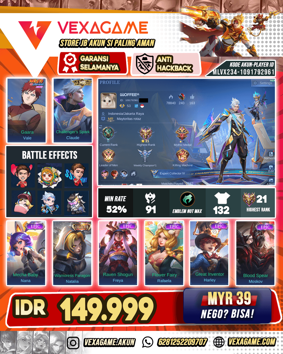 Claude M6 Murah