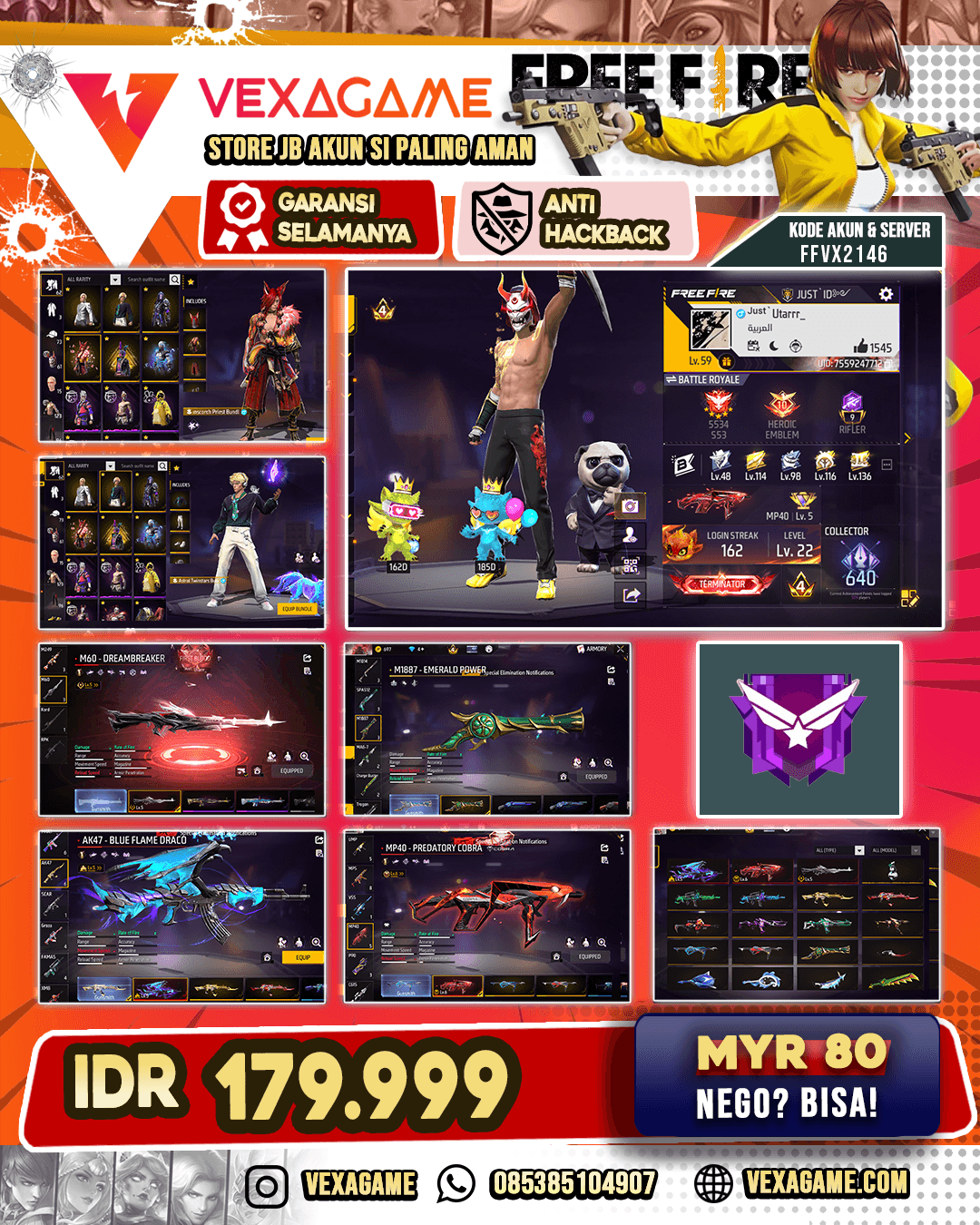 Nyeker ON | Yin Yang ON | | 3 EVO 1 OTW MAX | SG Terompet