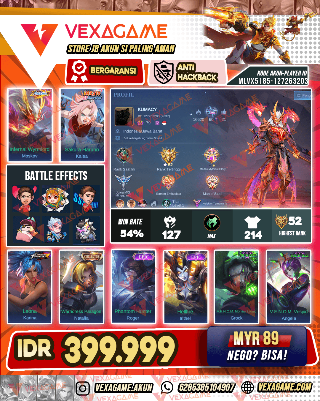 Moskov Allstar | Kalea Sakura | Emblem MAX