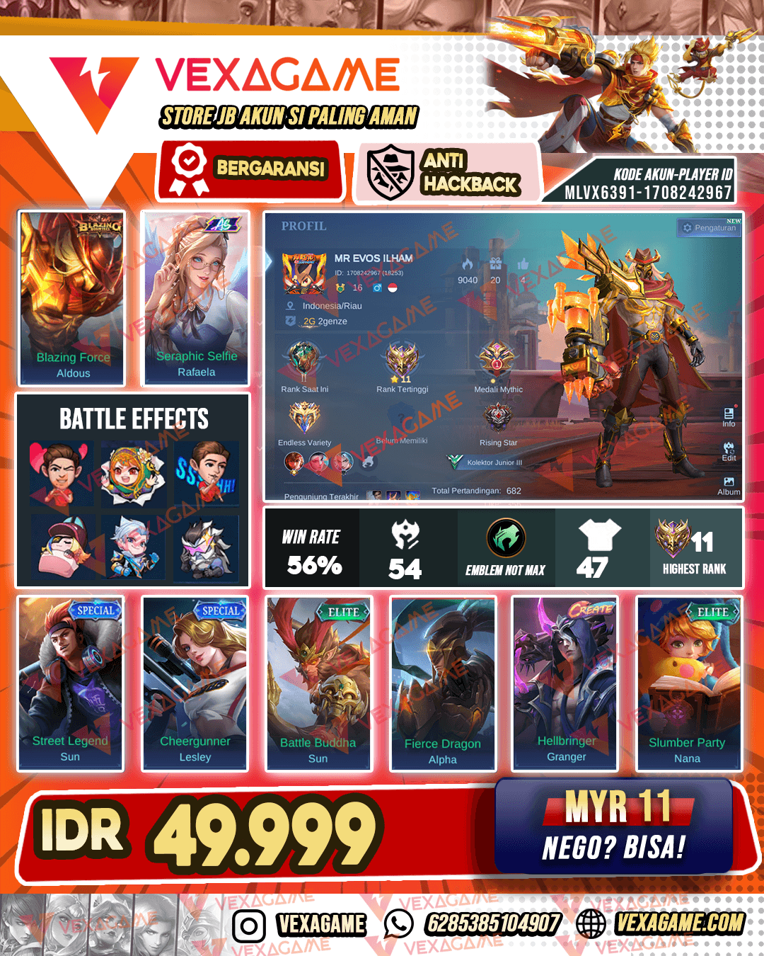 AKUN MURAH MERIAH
