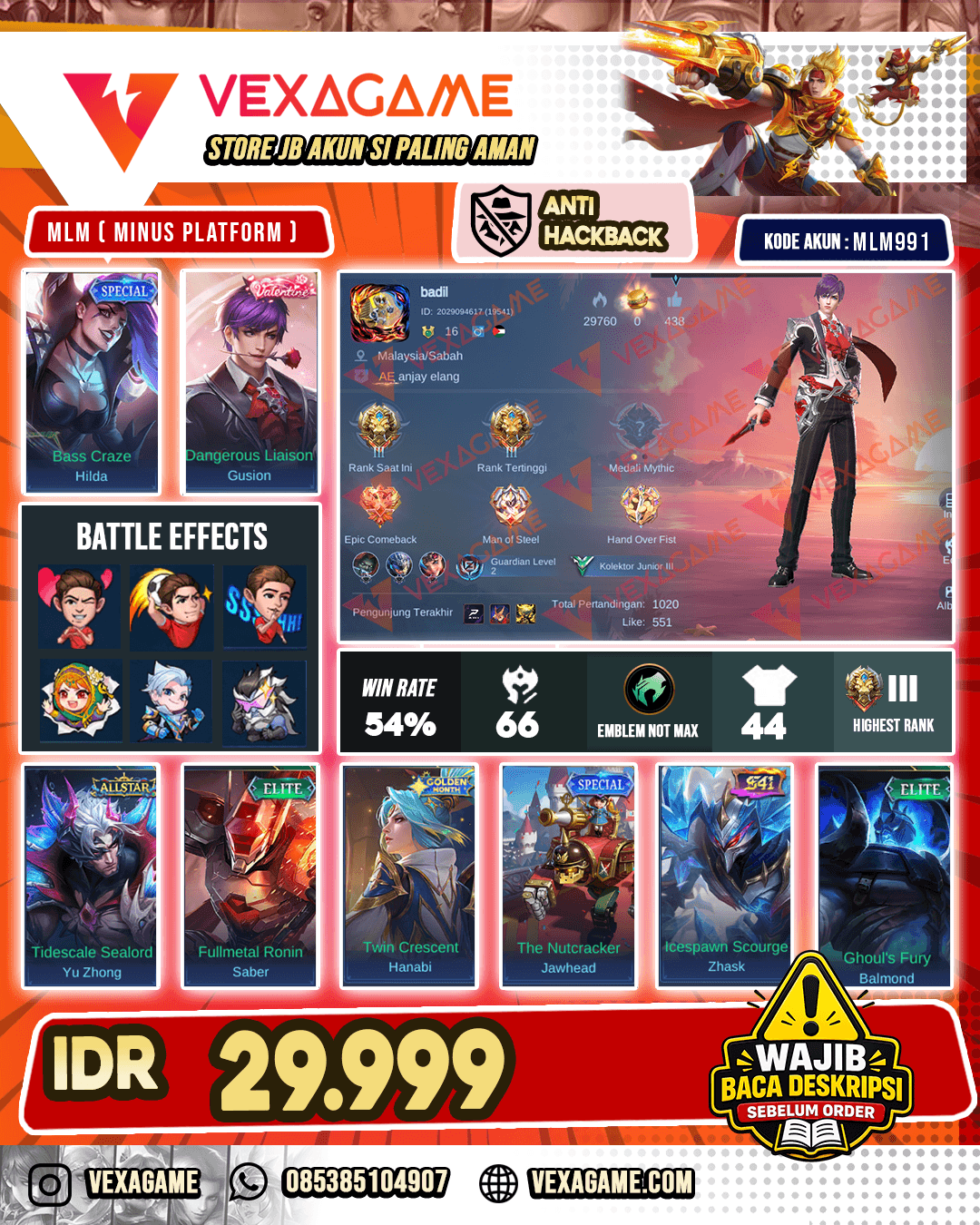 Akun Murah Harga Pelajar