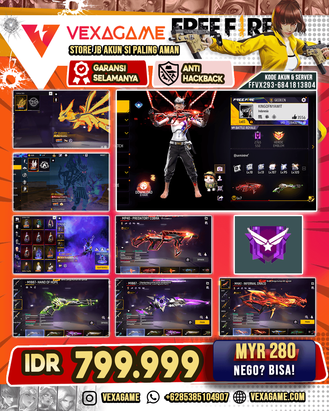 4 EVO 1 MAX 2 OTW MAX | SG 3 Warna | Bundle Gagah |  Vault 300 ++