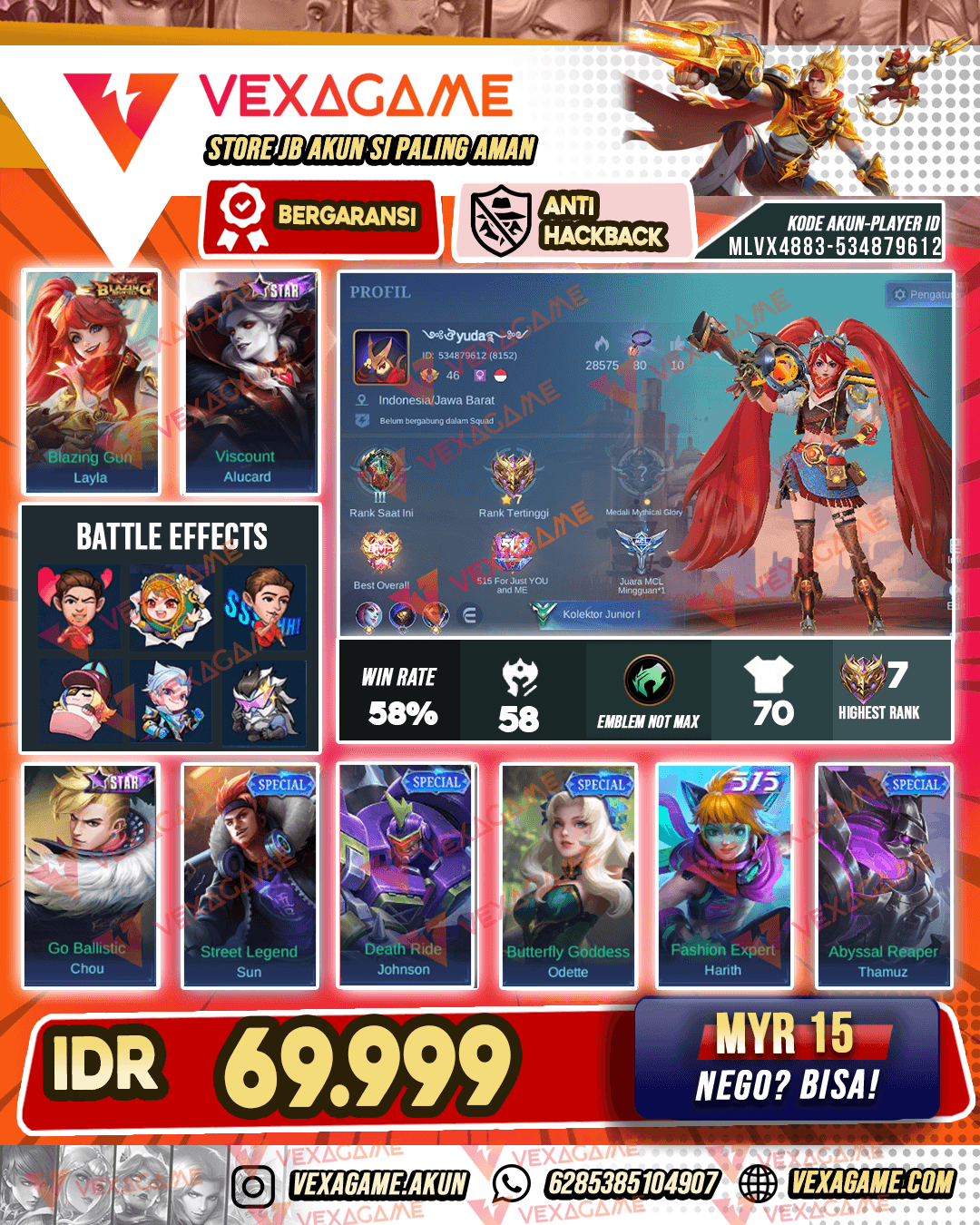 Akun Murah Harga Pelajar