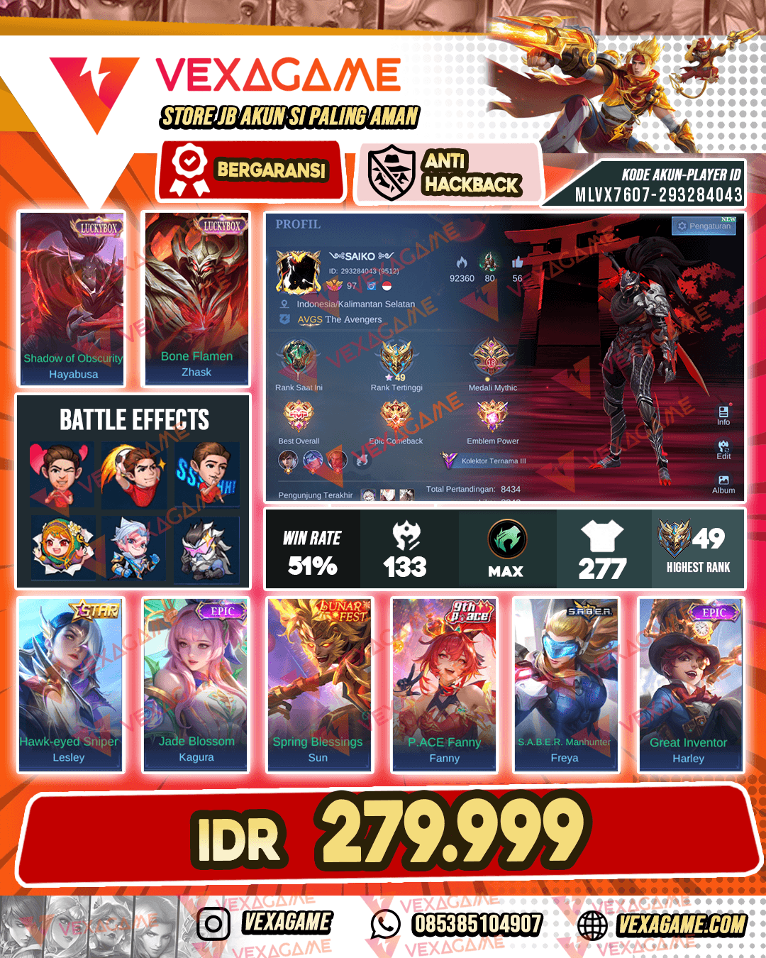 Hayabusa Luckybox | Zhask Luckybox | Emblem Hero MAX