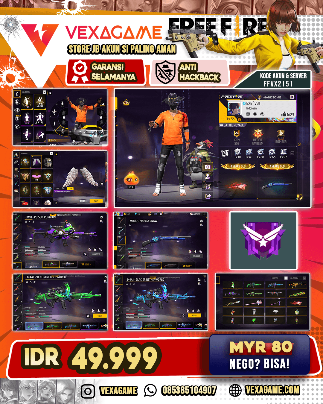 M4A1 2 Rasa | SCAR Golden Strike | XM8 Posion Pumpkin | SG Mamba