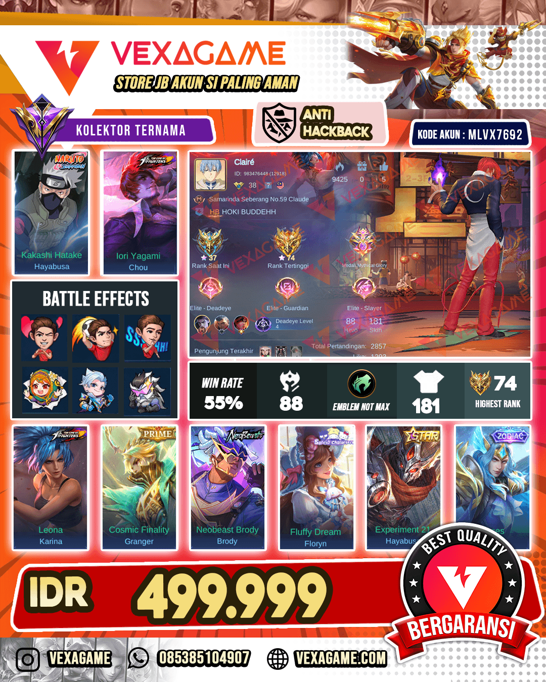 Chou Kof | Hayabusa Kakashi | Brody Neobeast