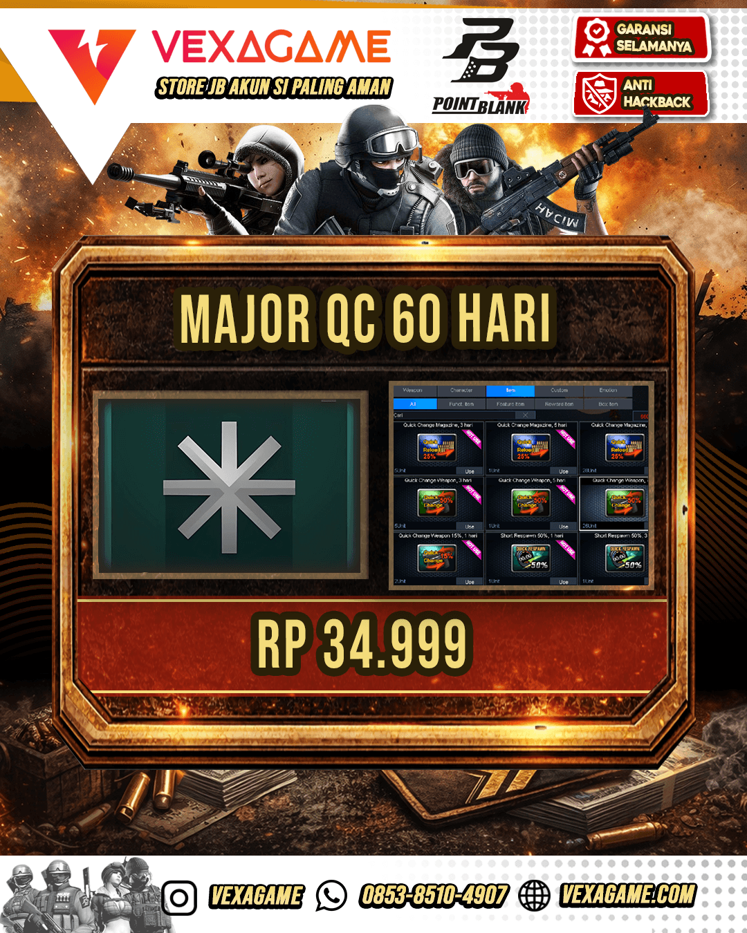 Major QC 60 HARI