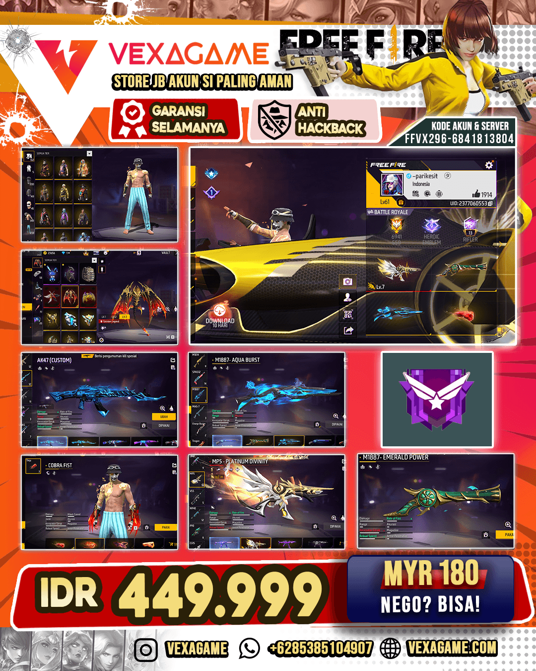 SG 4 Rasa | 1 EVO MAX | Vault 300 ++