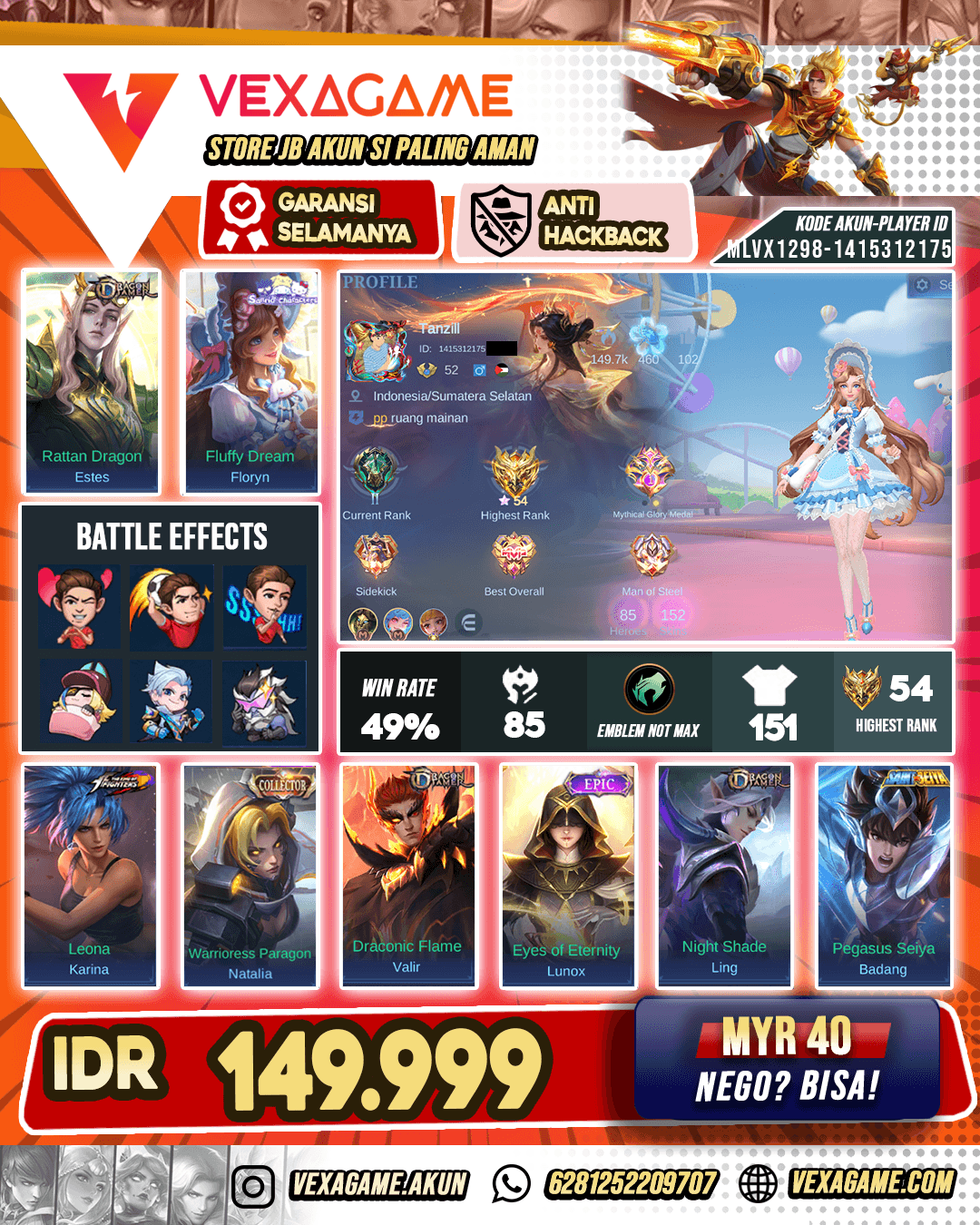 Floryn Sanrio Ex Glory