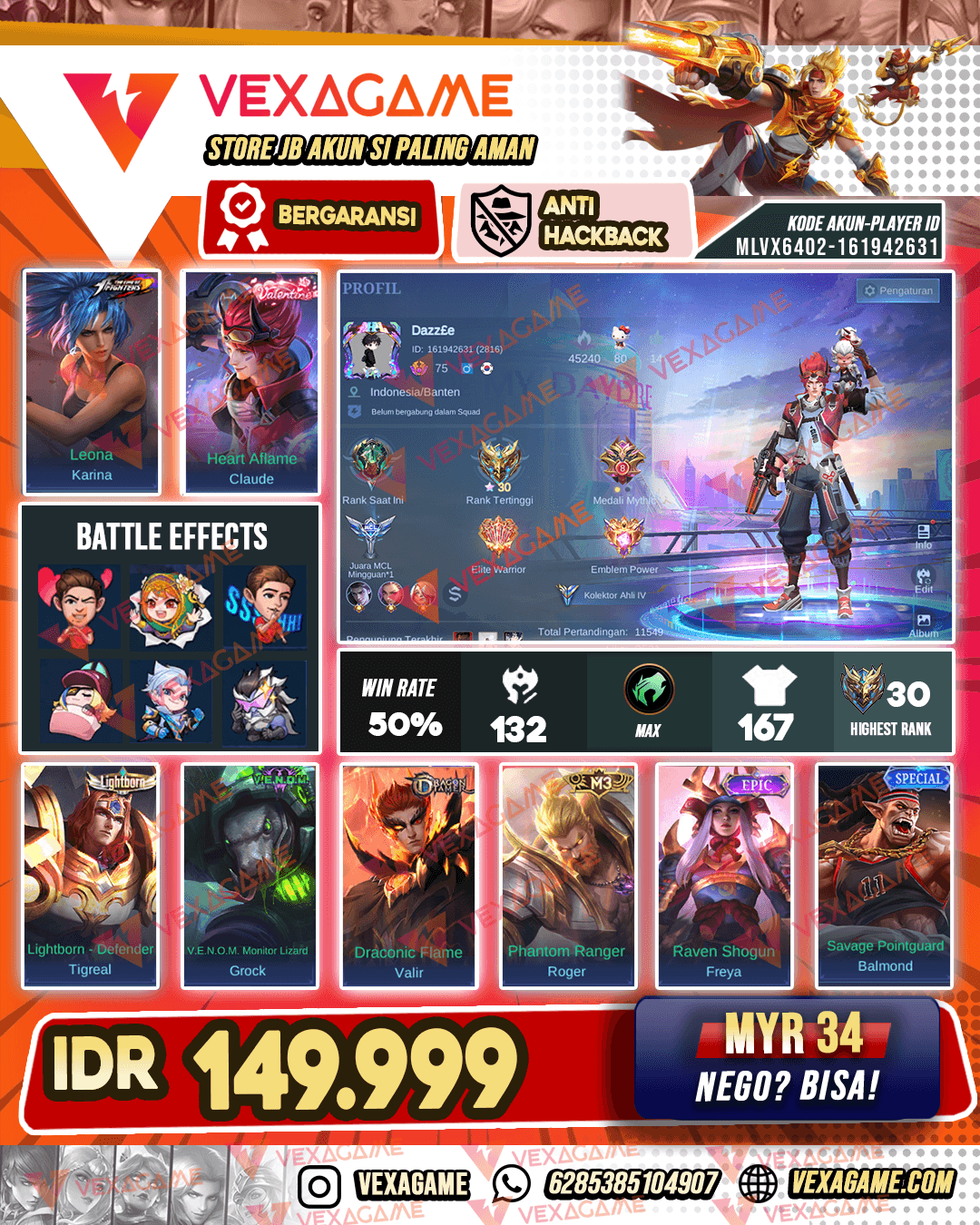 Claude Valentine | Freya Epic