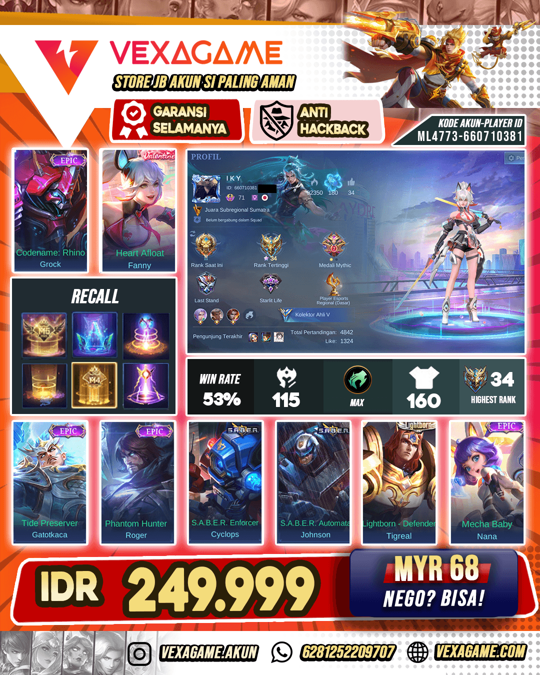 Fanny Valentine Murah