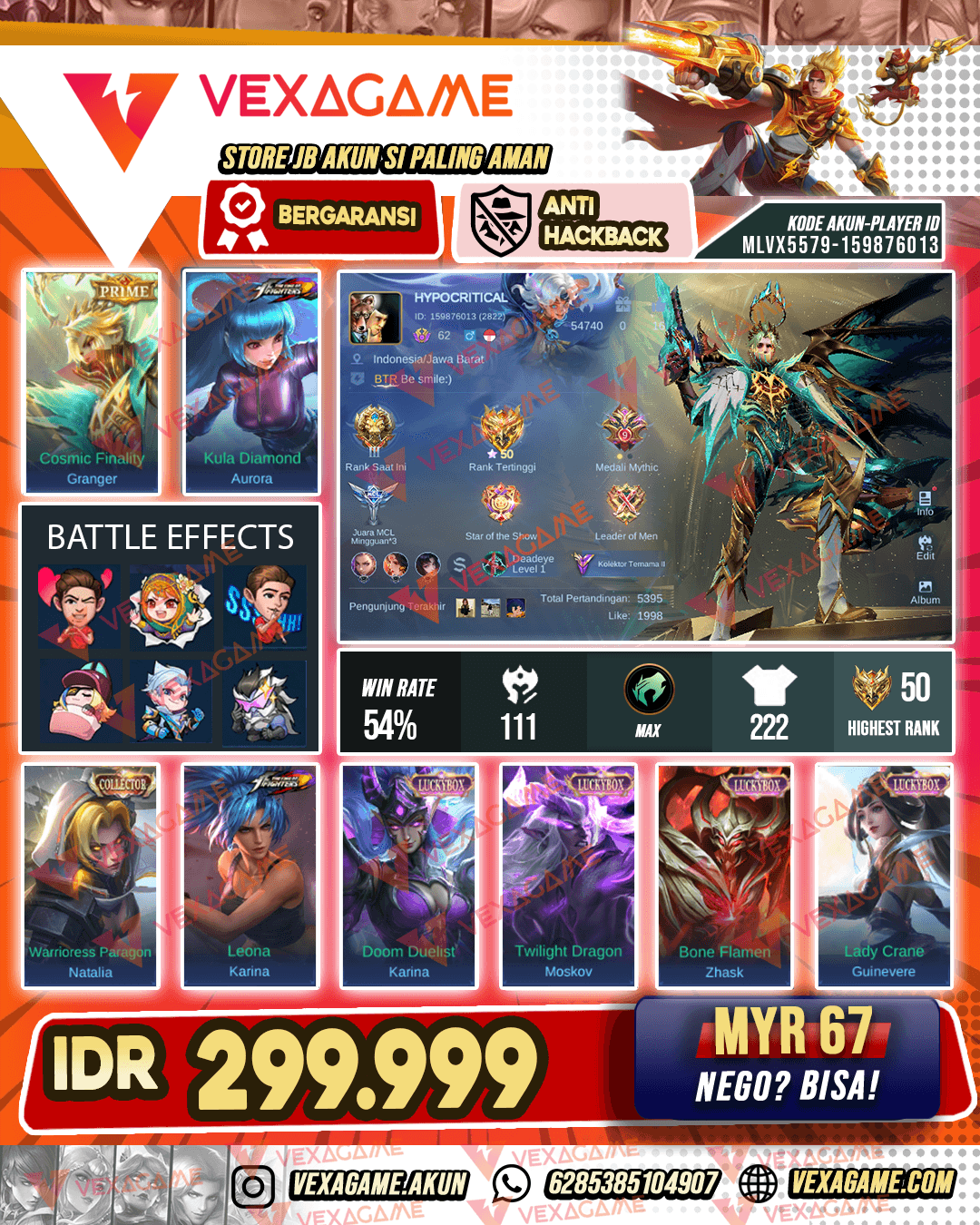 Granger Prime | Aurora Kof | 6 Luckybox | Emblem max