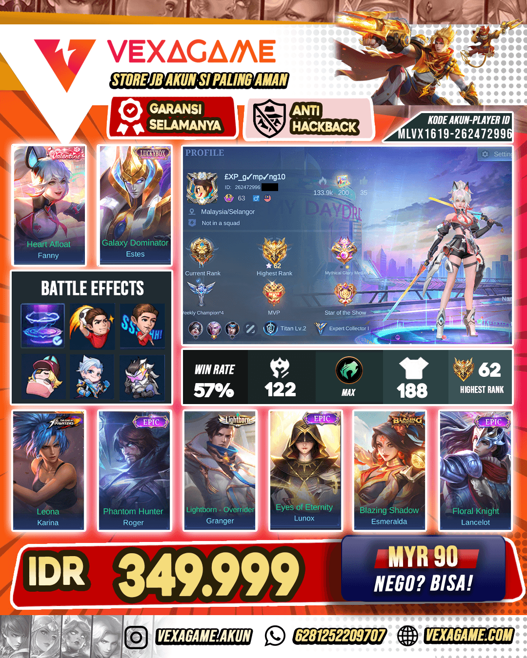 Fanny Valentine Murah X Estes Luckybox