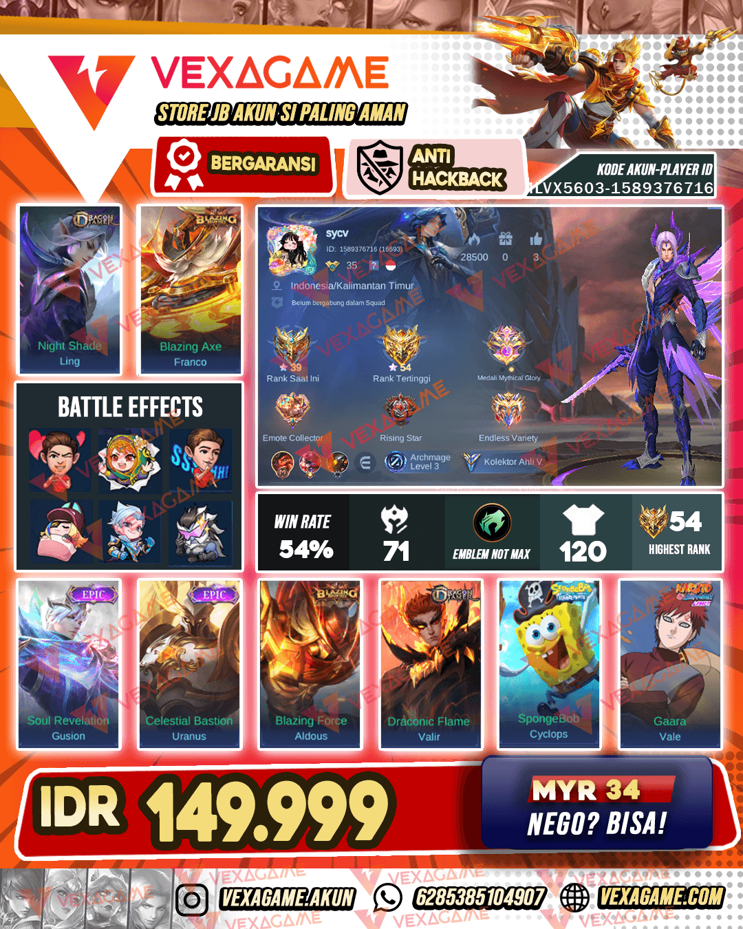 Ling Dragon Tamer | Franco Blazing