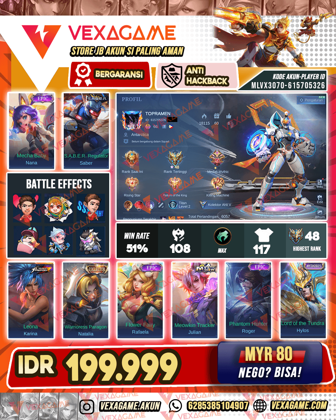 GatotKaca Luckybox | Emblem MAX