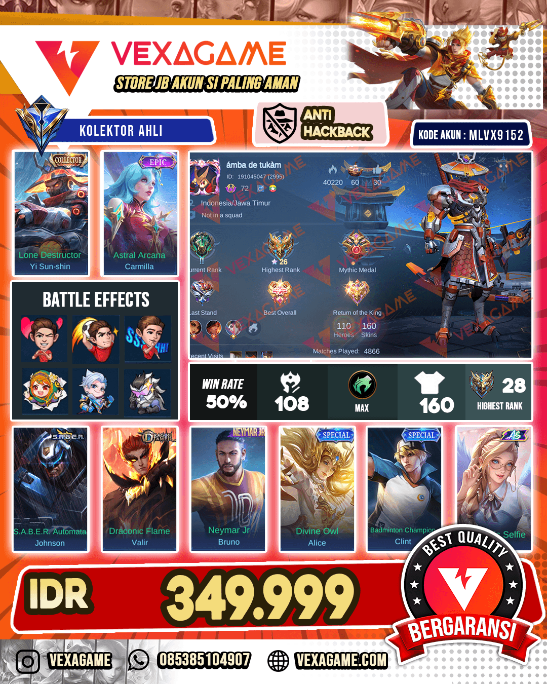 YSS Collector X Carmila Epic