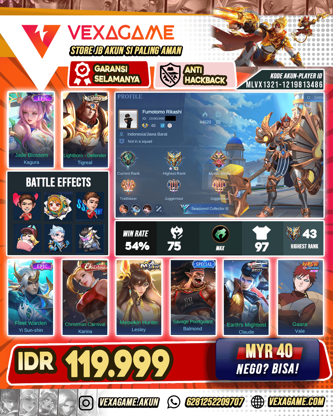 Akun Murah EMblem MAX