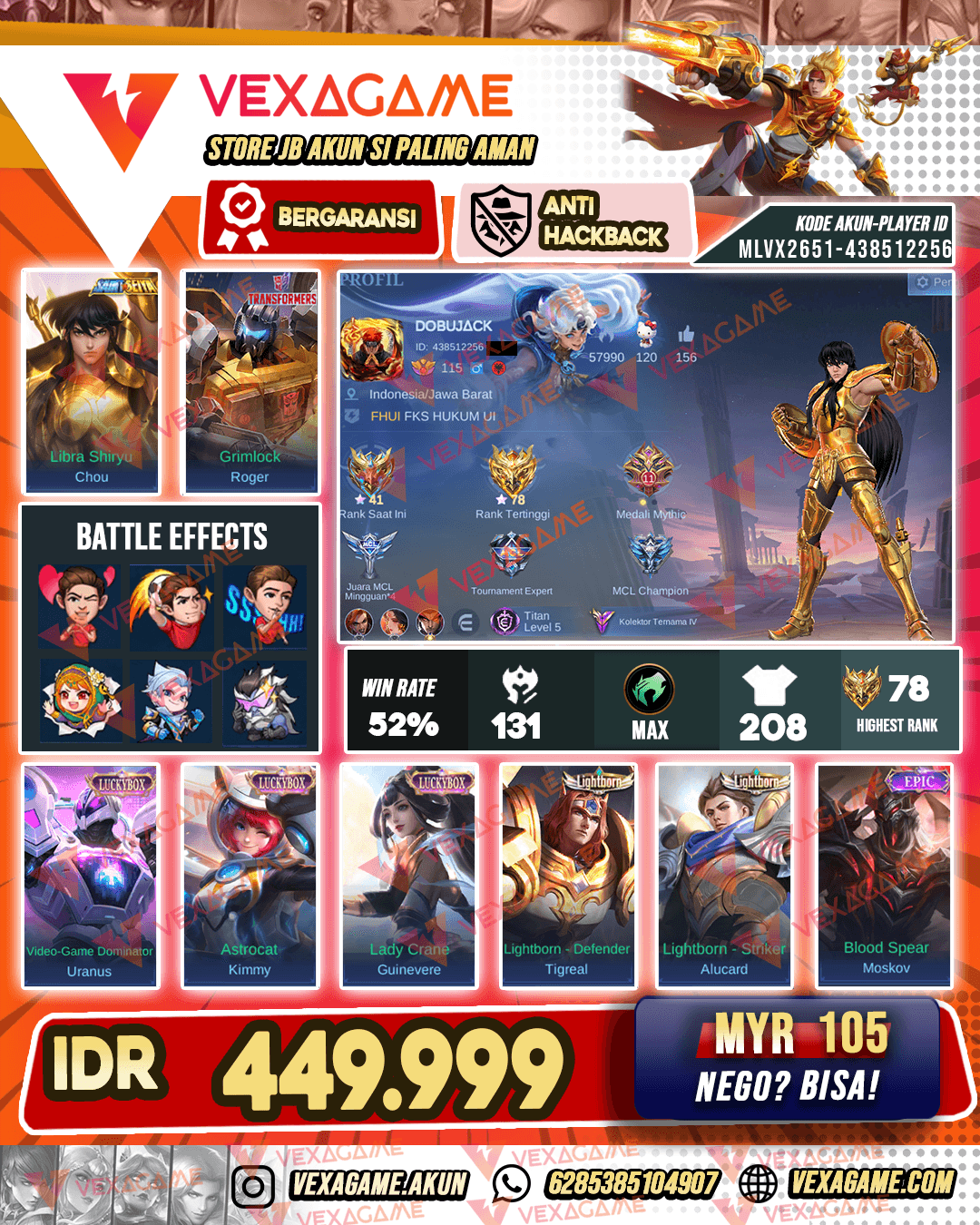 Chou Saint Seiya Gold | 3 LuckyBox | Roger Transformers