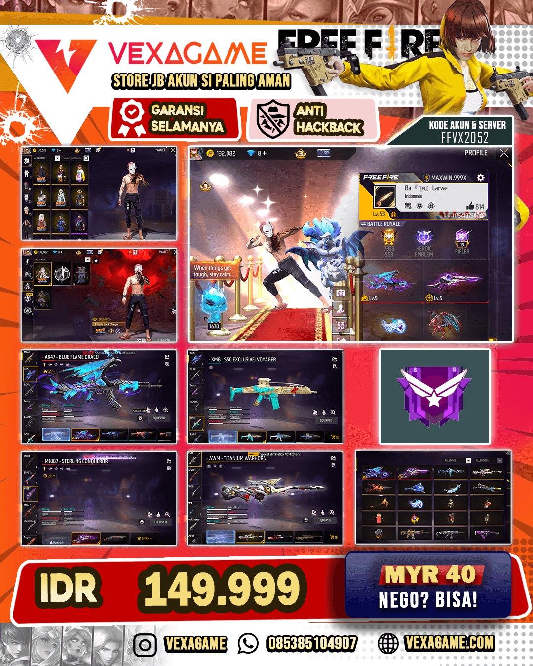 2 Evo | Animasi Kedatangan On | Lock Changer On | Vault 60++
