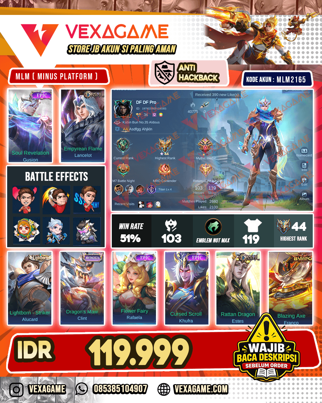 Gusion Epic | Lancelot Dragon Tamer